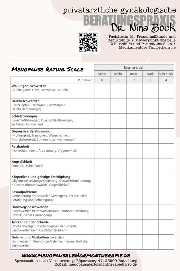 Menopause Rating Scale